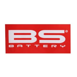AUTOCOLLANT BS BATTERY ROUGE 90X40MM (CHACUN)