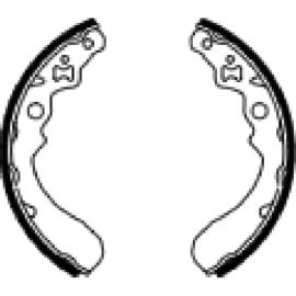  BRAKE SHOES - 628 FRONT