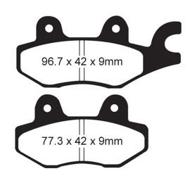 BRAKE PADS - HH SERIES - FA197HH FRONT/REAR