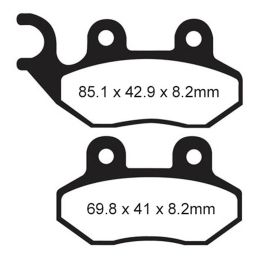 BRAKE PADS - HH SERIES - FA264HH FRONT/REAR