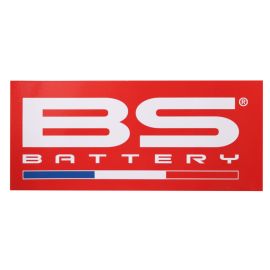 BS BATTERY STICKER FRENCH FLAG 90X40MM (EACH)
