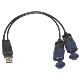 USB CABLE - DUAL USB SOCKET