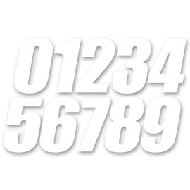''6'' SX SERIES NUMBER DECAL