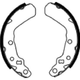 BRAKE SHOES 633 (FA633) FRONT