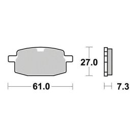 BRAKE PADS - ECO FRICTION SERIES - (FA169) FRONT