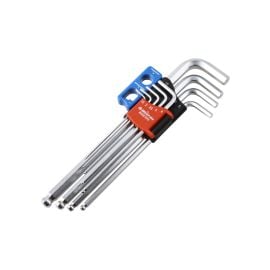 9PCS EXTRA LONG BALL POINT HEX KEY SET WITH MAGNETIZER
