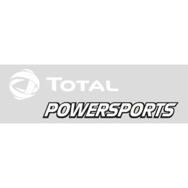 TOTAL POWERSPORT STICKER BLACK/WHITE (12